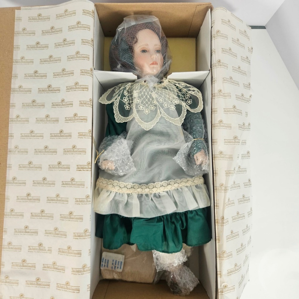 Ashton Drake Alexandra Porcelain Doll Cindy McClure Cross-Stitch Collection 1995